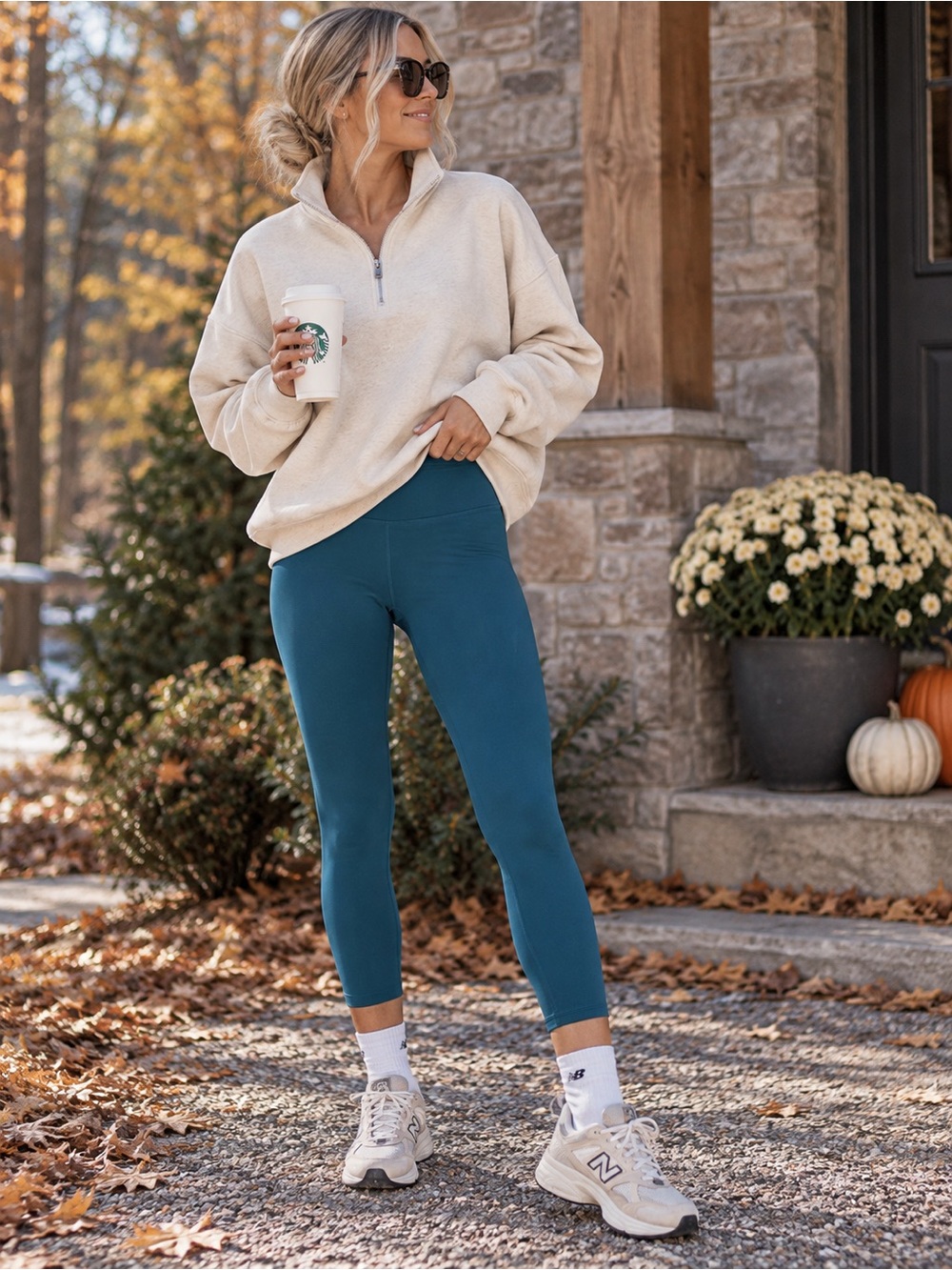 Fabletics Teal High Rise Cropped Leggings Women’s M 7/8 Athletic Yoga Pants